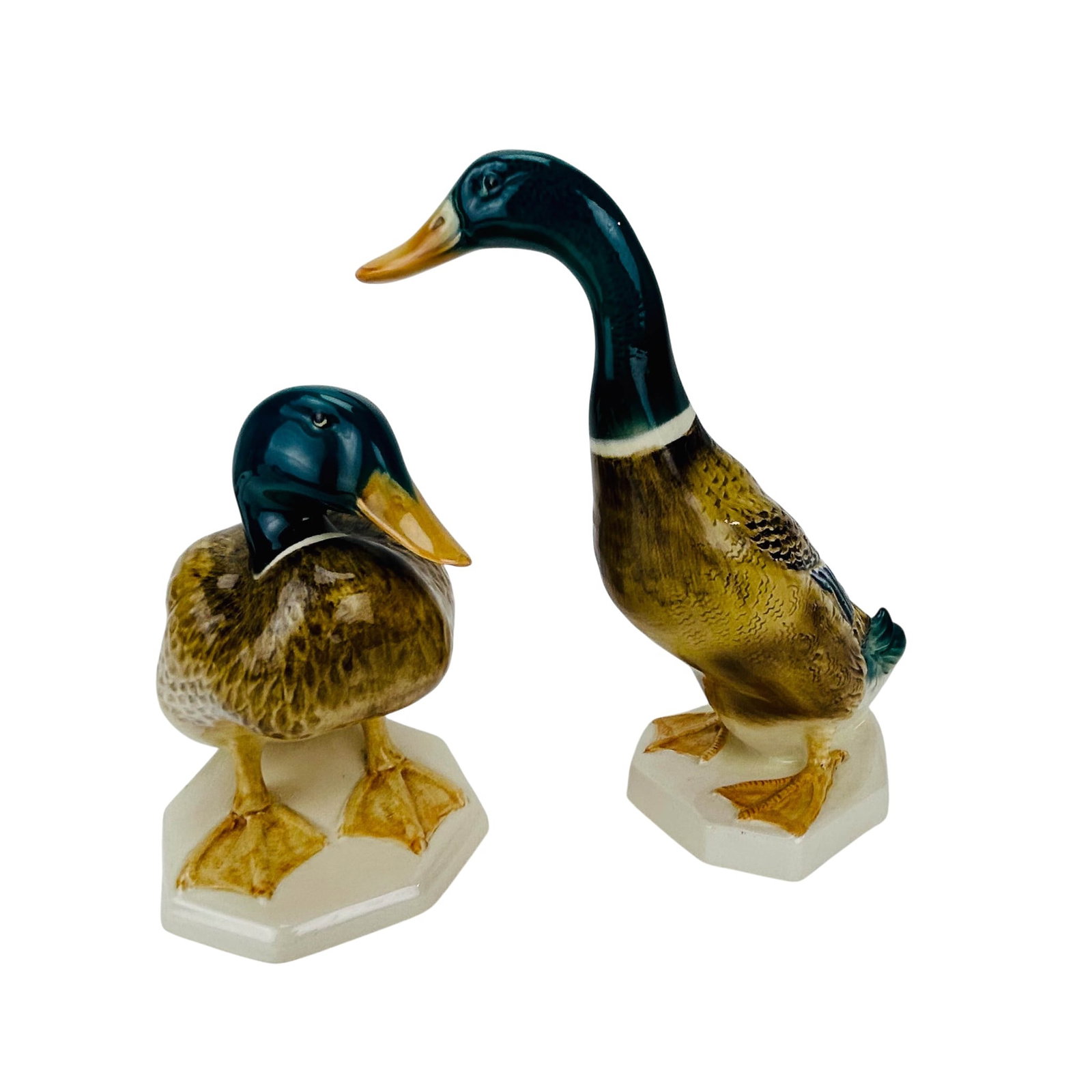 Beswick England Pr Mallard Duck Porcelain Figures (1 of 3)