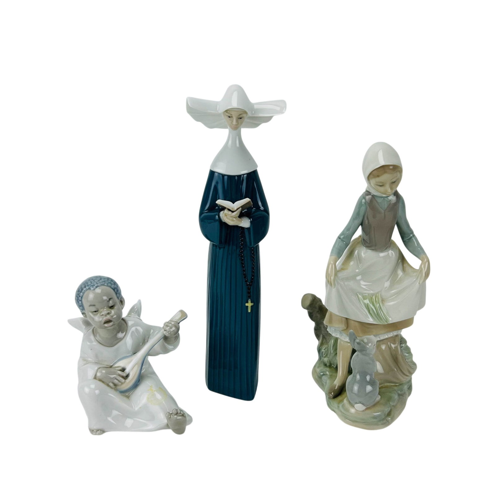 Lladro Porcelain Figurines 3 PIECE ESTATE LOT (1 of 3)