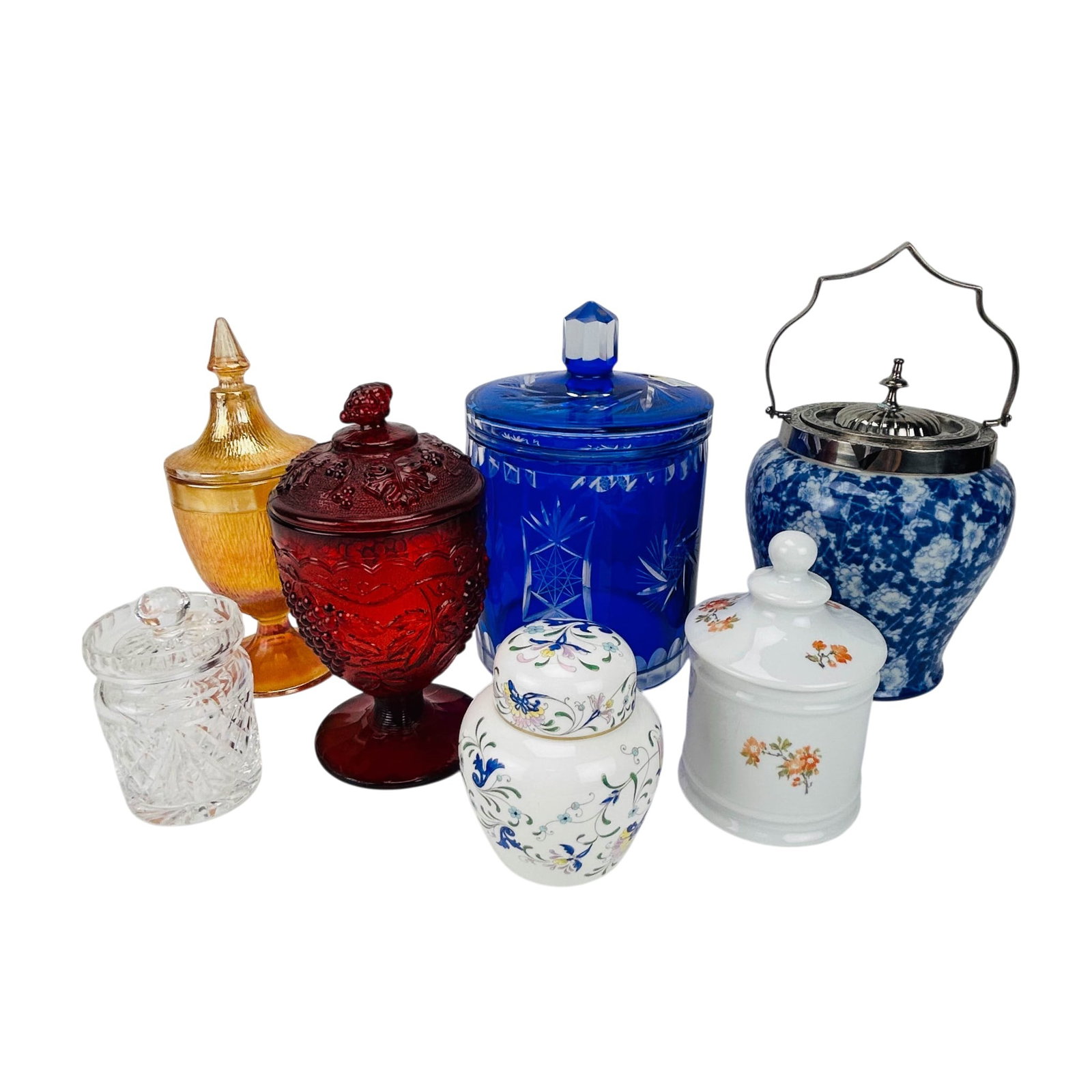 Covered Jars, Urns & Decorative Canisters 7pc LOT (1 of 9)