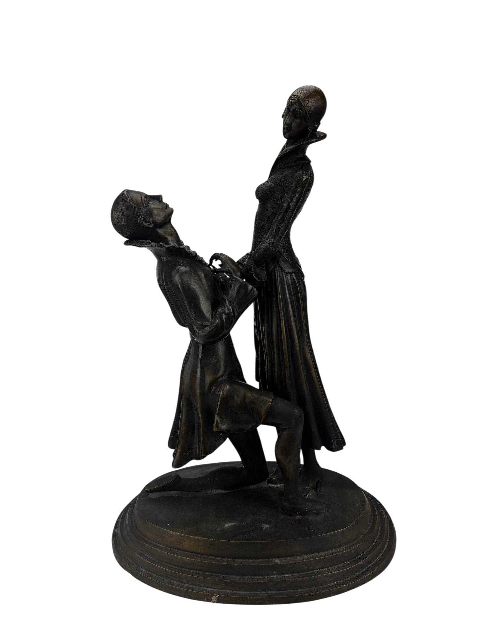 Art Deco Bronze Apology Sculpture after D Chiparus (1 of 8)