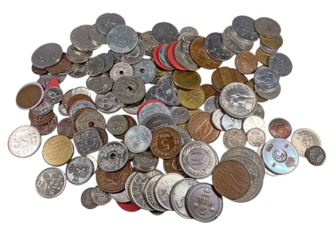 Assorted Middle East & Asian World Coins 124pc LOT (1 of 6)