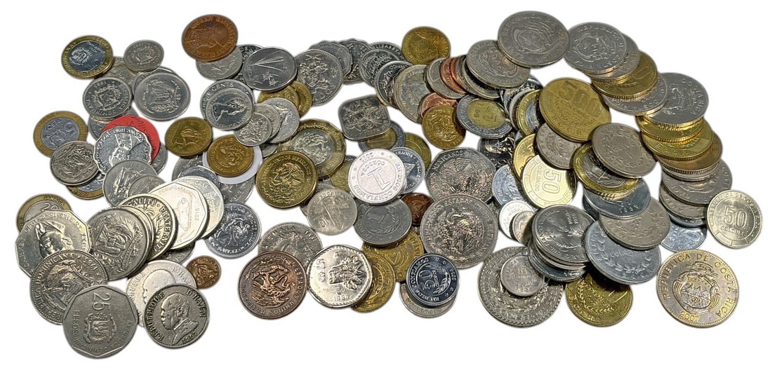Caribbean Mixed World Coins Collection 137pc LOT (1 of 8)