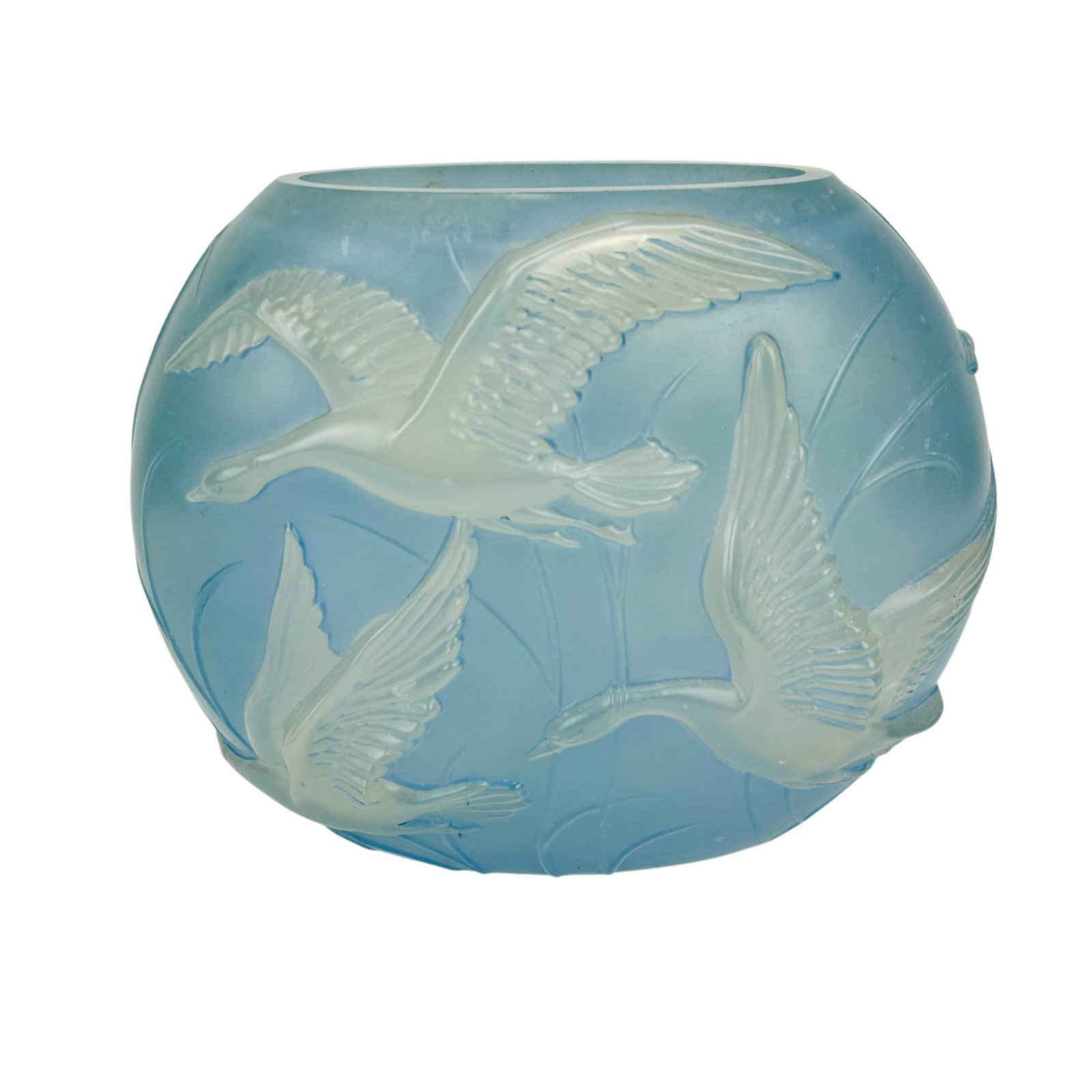 Phoenix Consolidated Swan Geese Glass Pillow Vase (1 of 4)