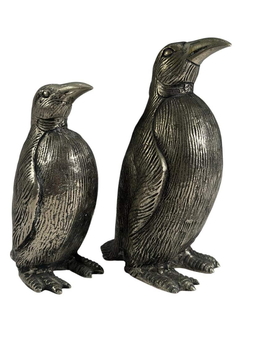 Gucci Italy Silverplate Penguin Shakers 2pc LOT (1 of 5)