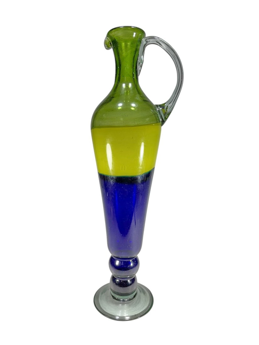 Murano Style 1950s Sommerso Art Glass Ewer Vase (1 of 4)