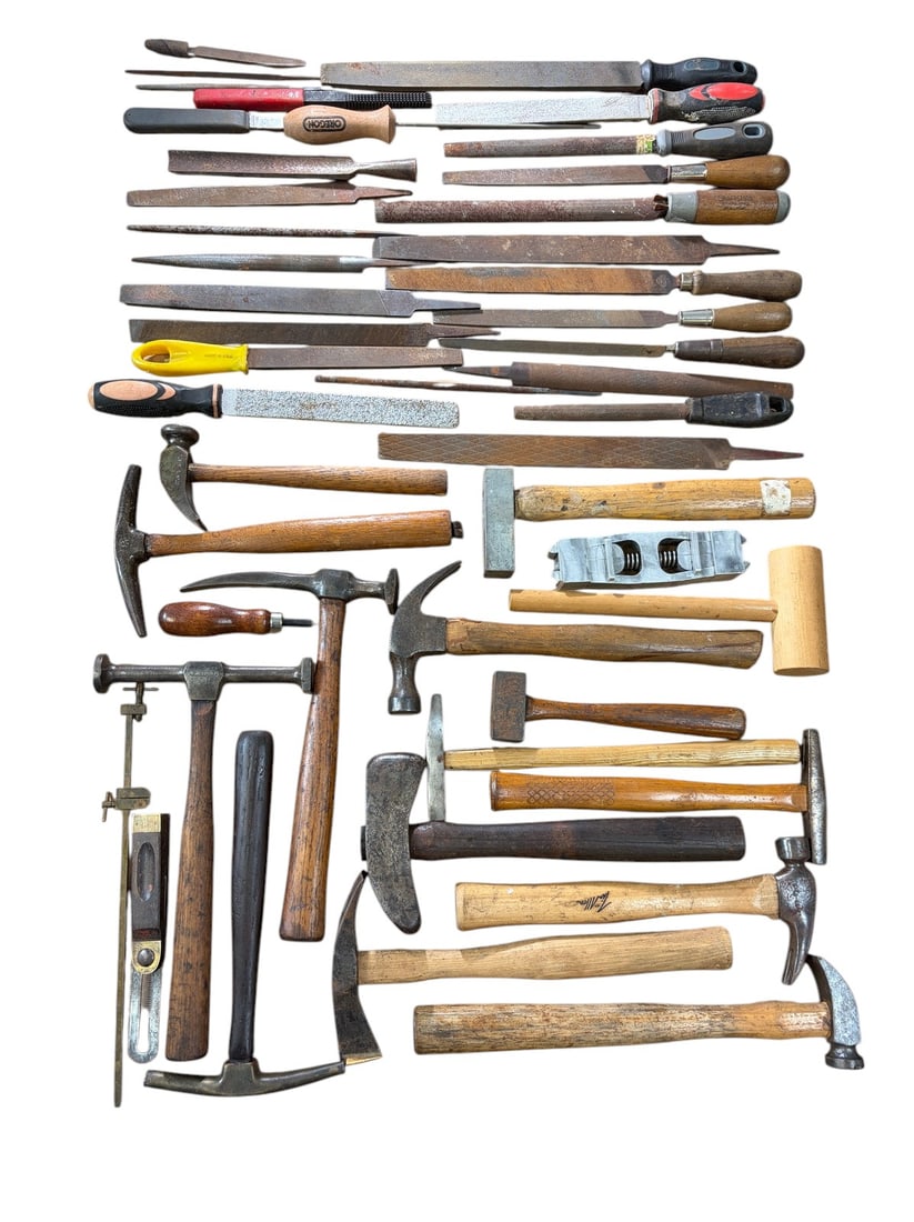 Mixed Hand Tools & Woodworking Implements 65pc LOT (1 of 5)