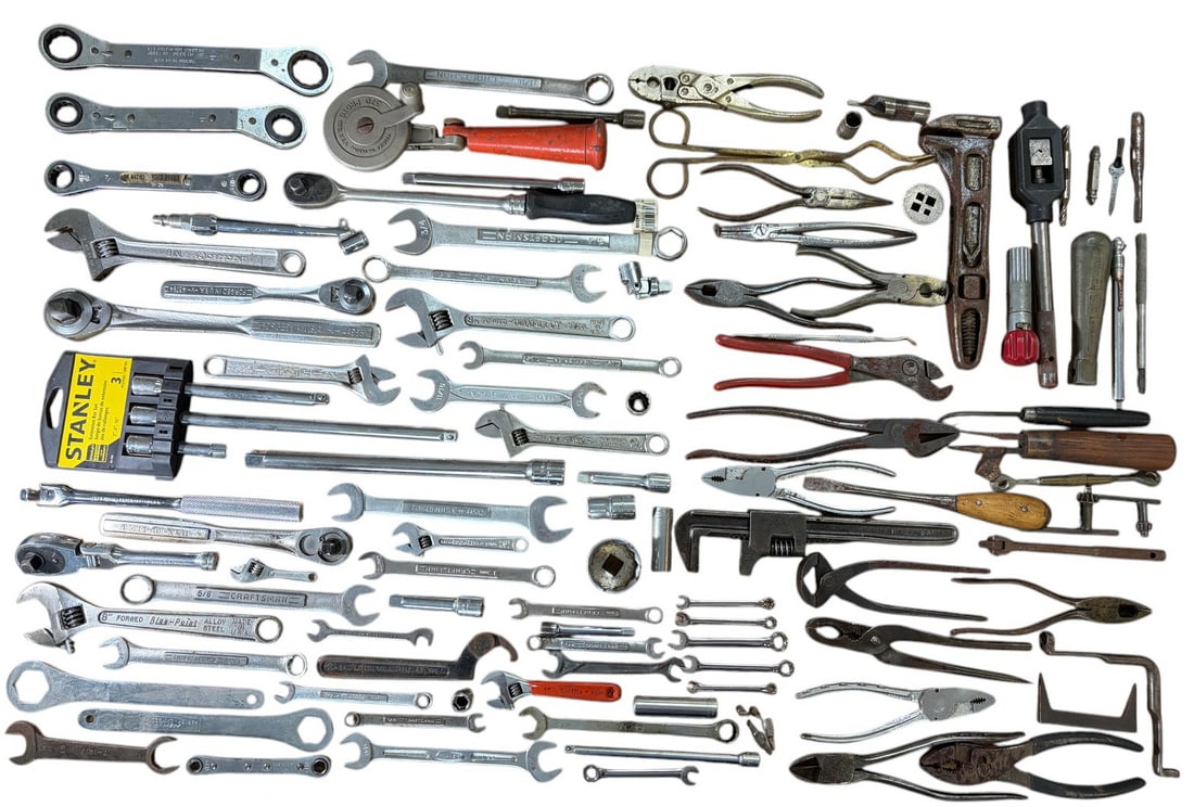 Mixed Wrenches, Ratchets & Hand Tools 107pc LOT (1 of 7)