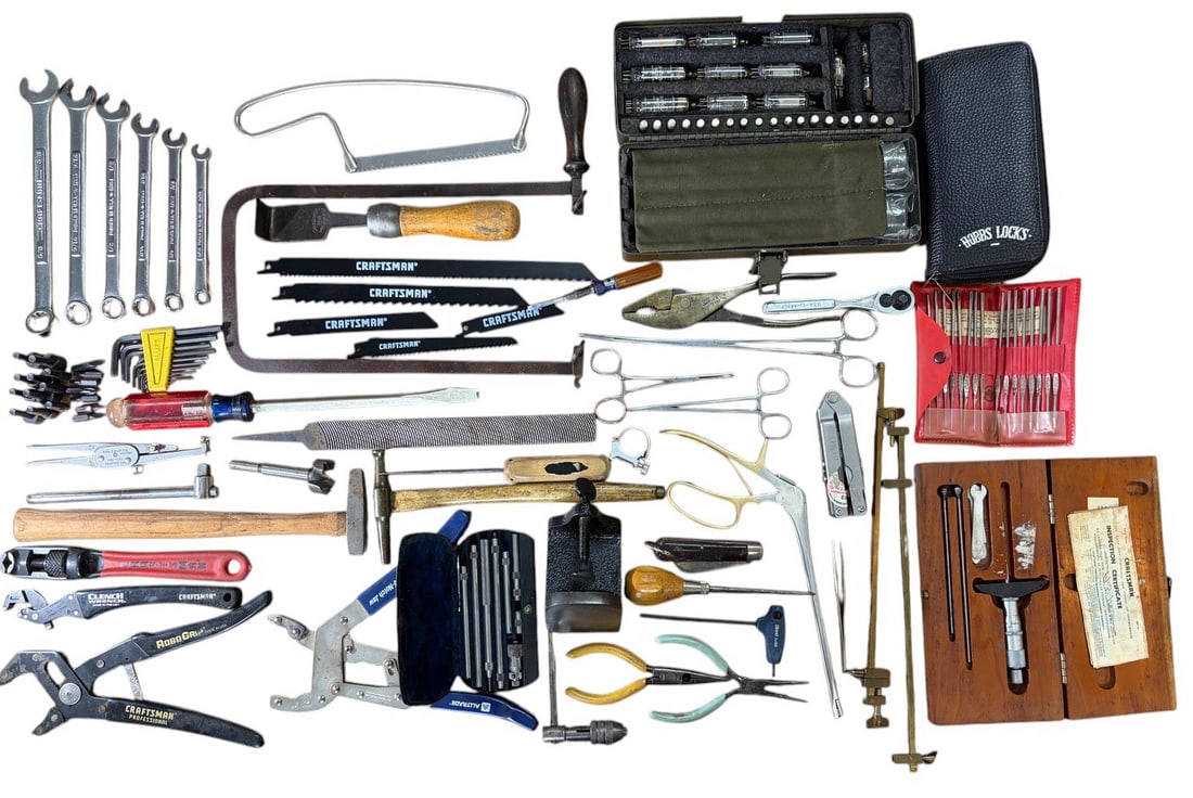 Assorted Mixed Machinist & Workshop Hand Tools (1 of 7)
