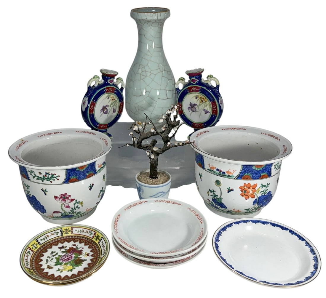 Chinese Porcelain & Decorative Objects 12pc LOT (1 of 8)