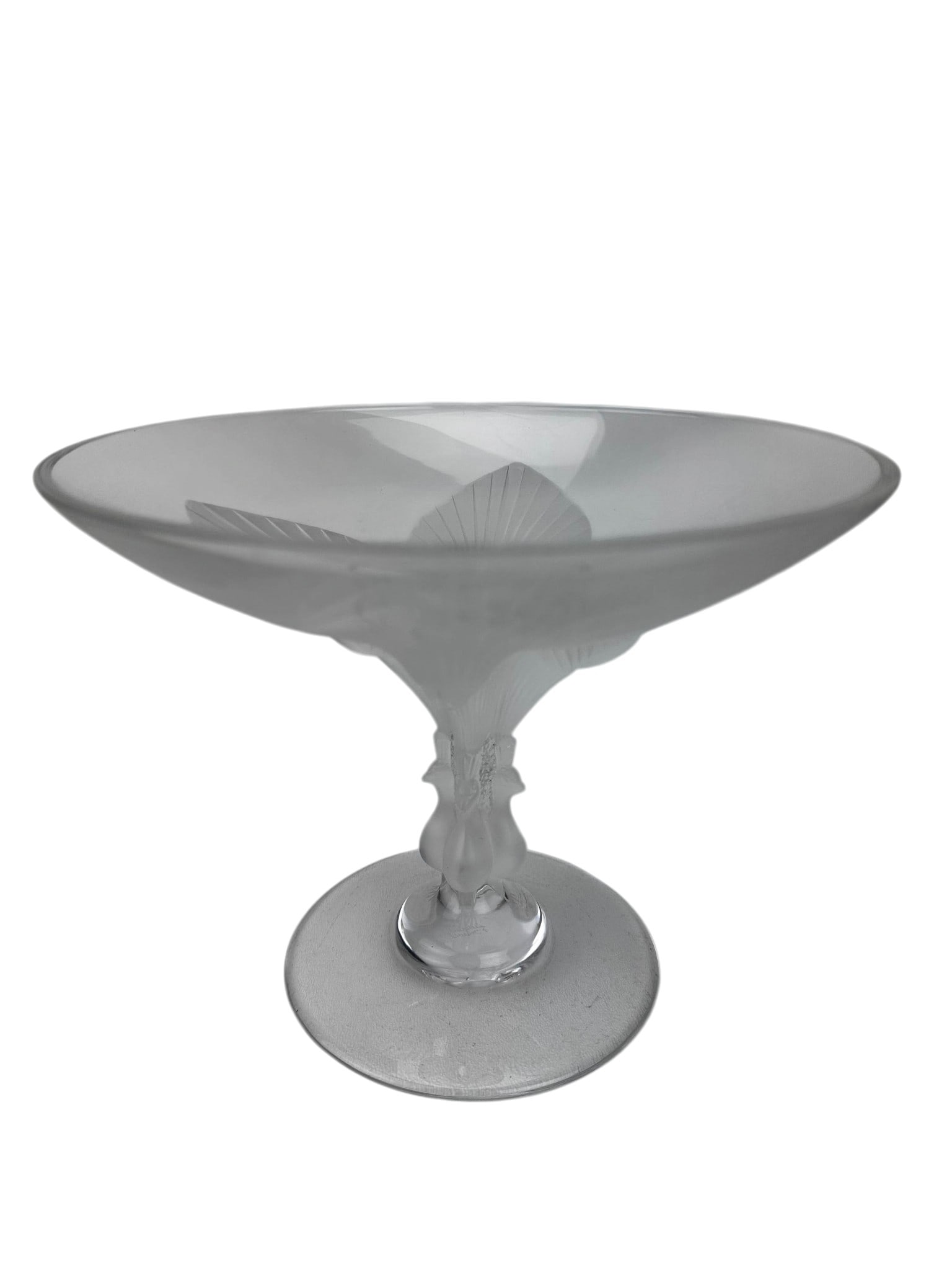 Lalique Crystal Virginia Compote Pedestal Bowl (1 of 4)