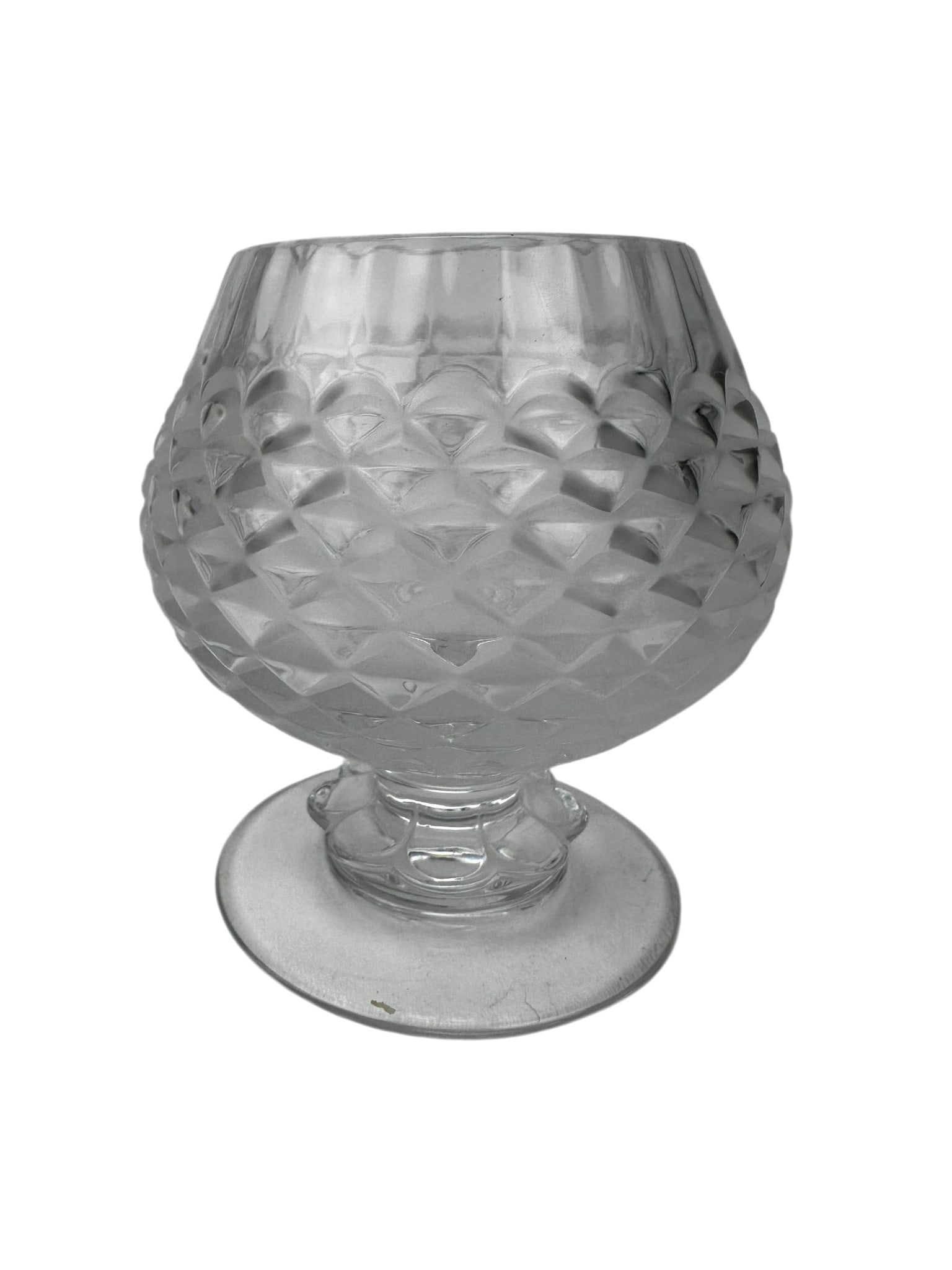 Lalique Crystal Hossegor Snifter Shape Footed Vase (1 of 4)