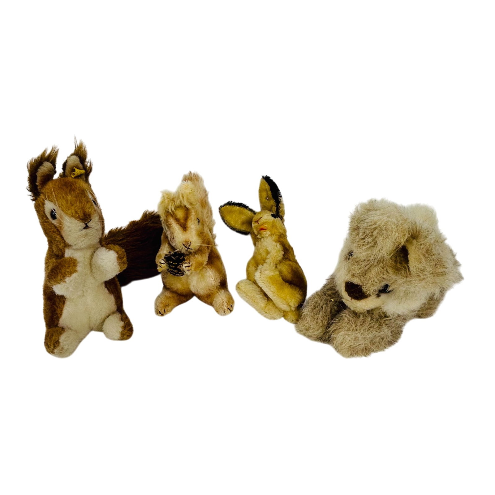 Steiff Rabbit Squirrel Mohair Stuffed Animal Toys (1 of 4)