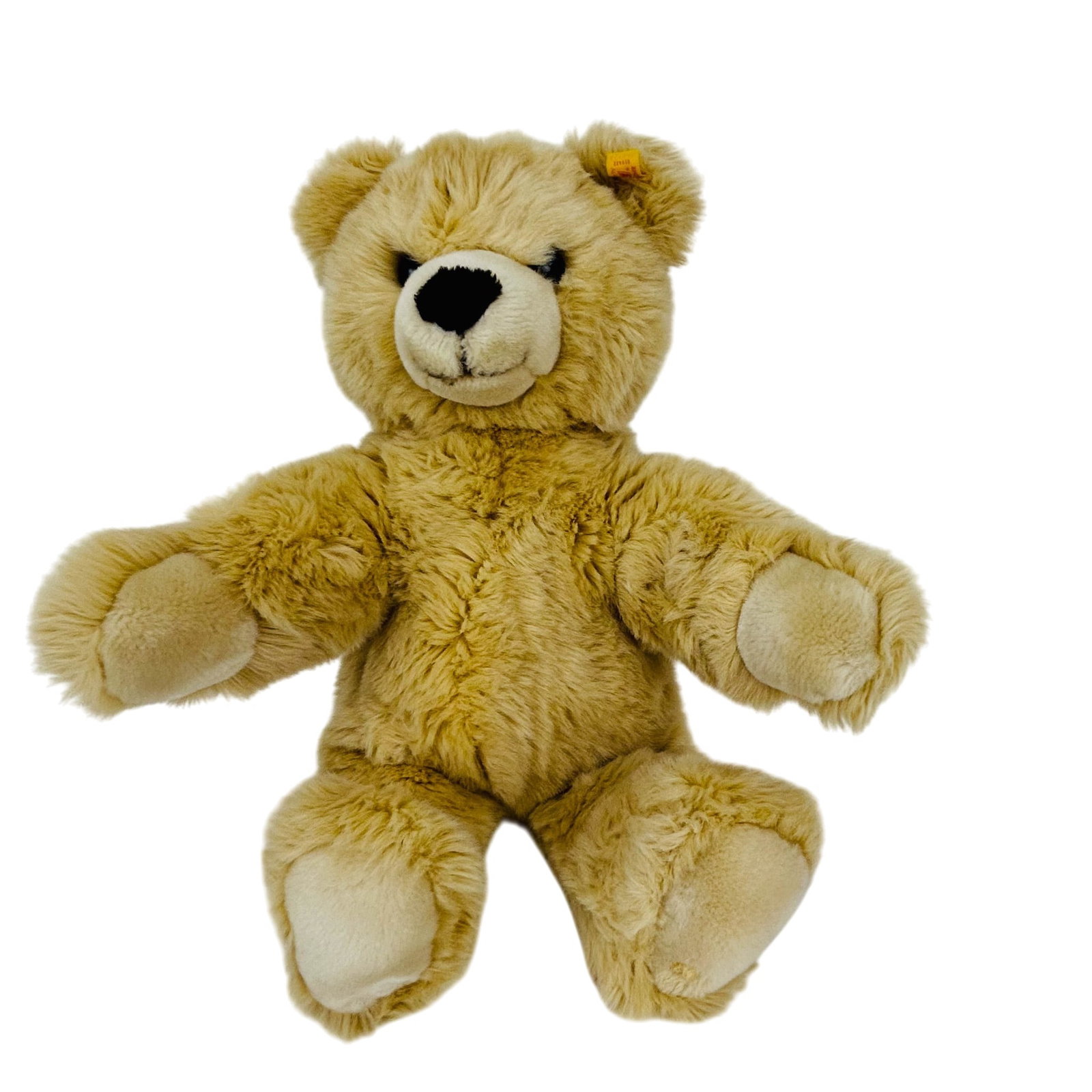 Steiff 18" Teddy Bear Plush Toy w Ear Button & Tag (1 of 3)