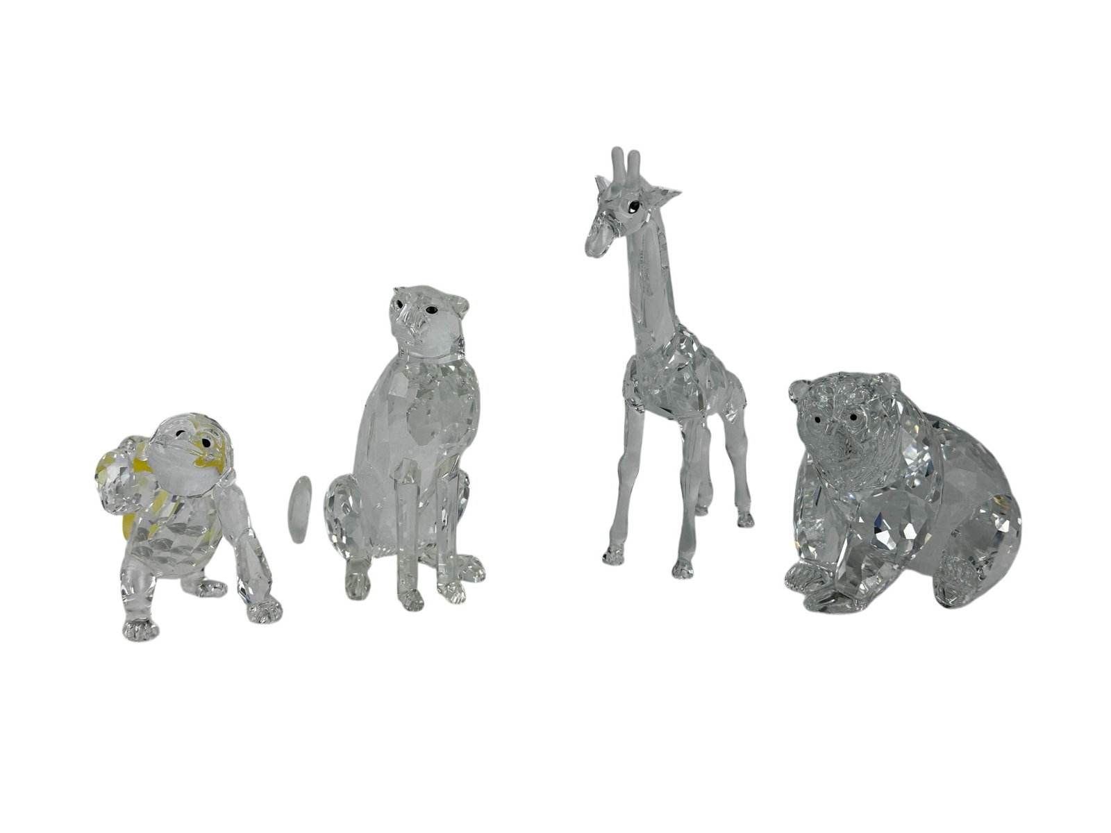 Swarovski Giraffe Cheetah Bear & Gorilla Figurines (1 of 5)