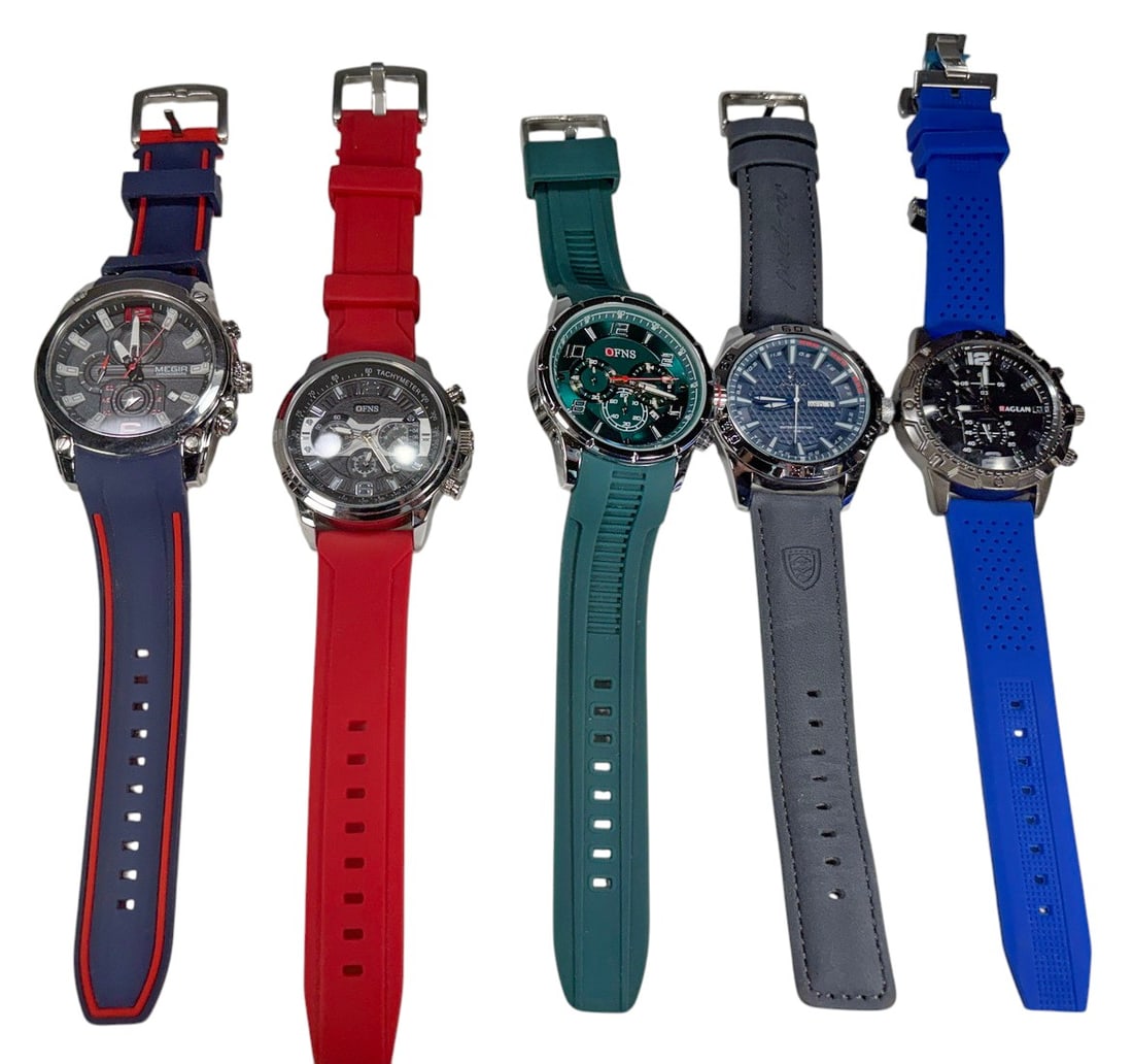 Assorted Designer Style Fashion Wristwatches 5pcs (1 of 5)