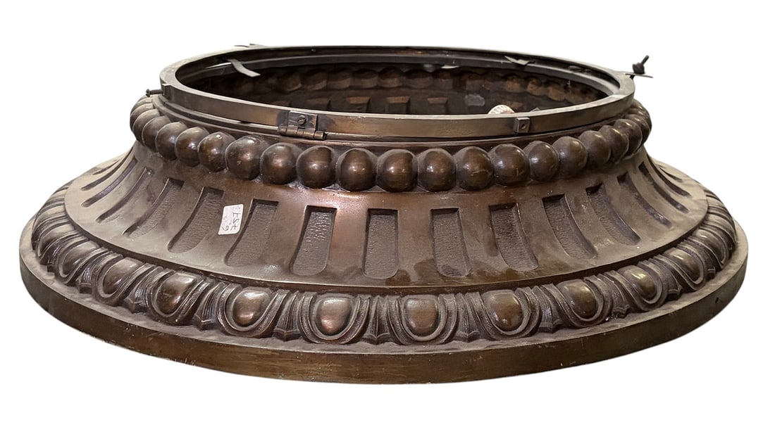 VTG Solid Bronze Flush Mount Ceiling Light Fixture - 3