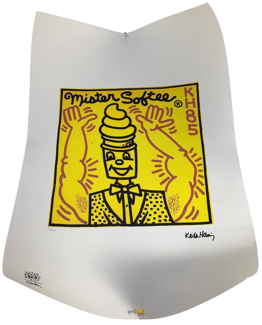 After Keith Haring Mister Softee Ltd Ed Print 31/1 (1 of 5)