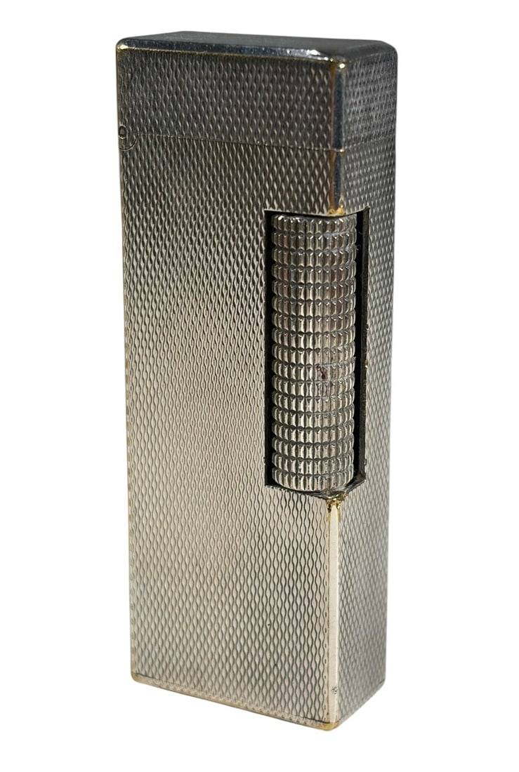 Alfred Dunhill Rollagas Basket Weave Lighter w/Box (1 of 6)