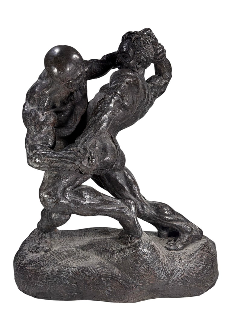 Thomas Holland (1917-2004) The Wrestlers Sculpture (1 of 9)