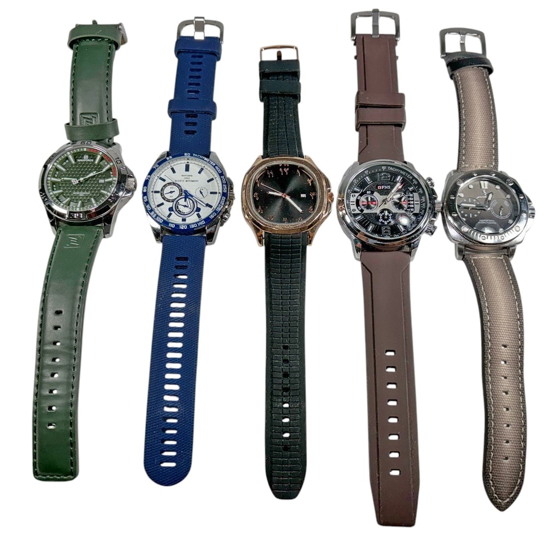Fashion Quartz Wristwatches Mixed 5pc LOT (1 of 4)