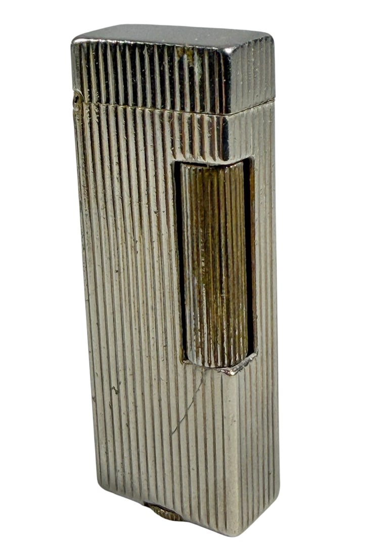 Dunhill Rollalite Silver Tone Lighter Switzerland (1 of 6)