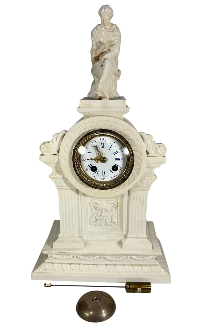 Royal Worcester Glazed Porcelain Mantel Clock (1 of 12)