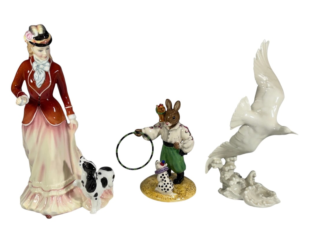 Hutschenreuther & Royal Doulton Figurines 3pc LOT (1 of 7)