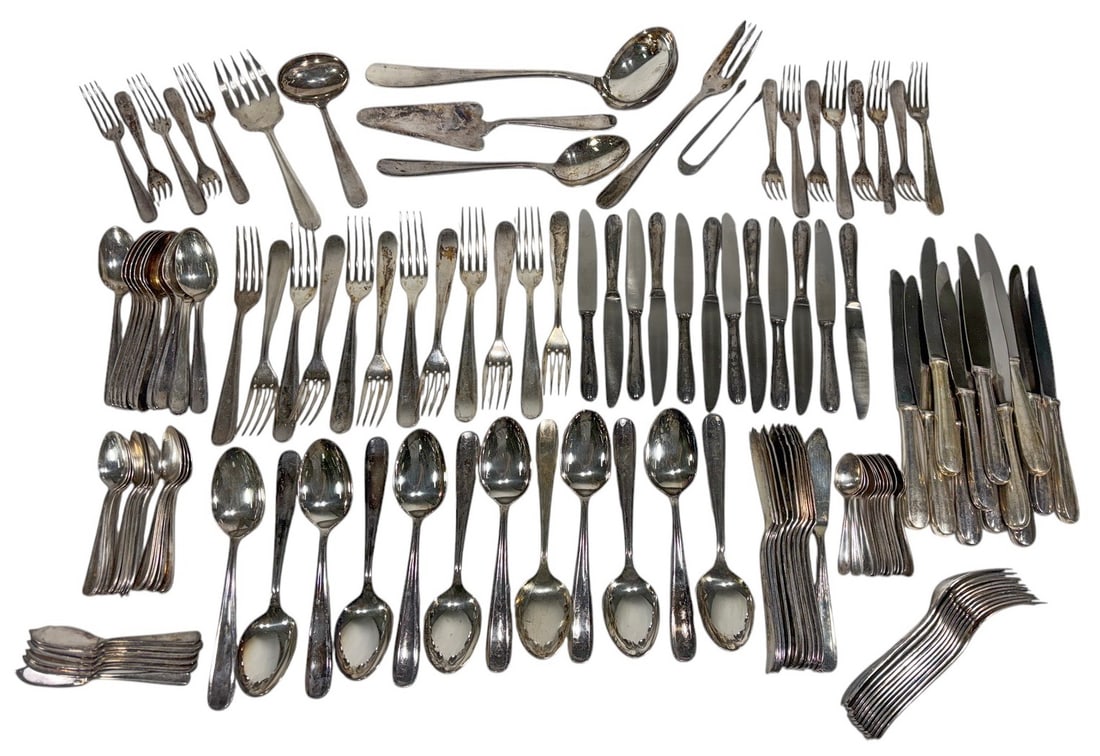Christofle Argentina Silverplate Service 133pc LOT (1 of 7)