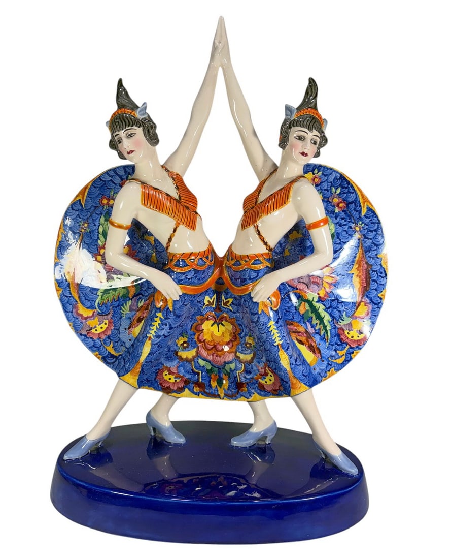 Keramos Art Deco Siamese Dancers Figure Austria (1 of 8)