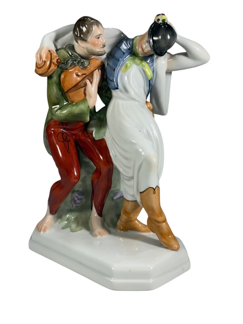 Herend Hungary Handpainted Couple Figurine (1 of 6)