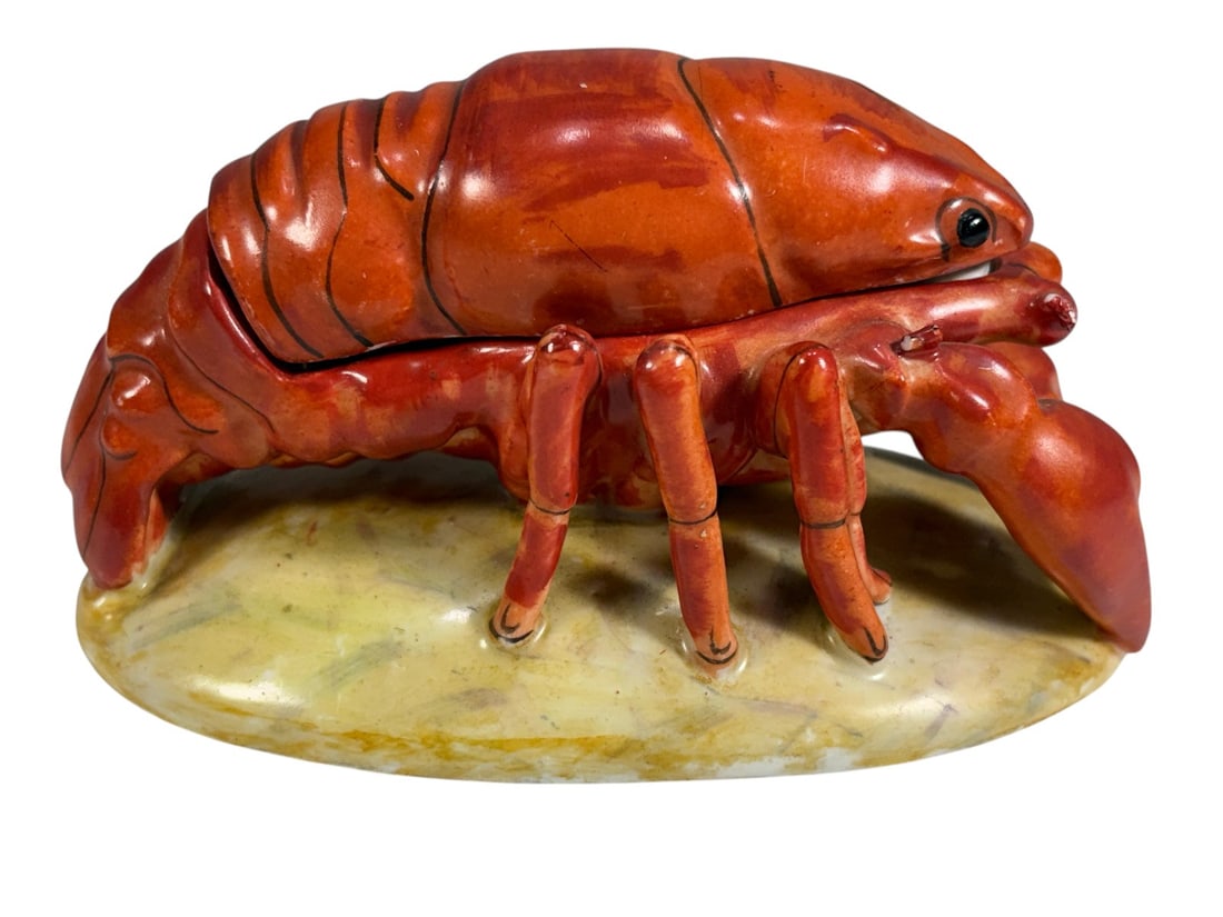 Fischer & Mieg Lobster Covered Porcelain Box (1 of 9)