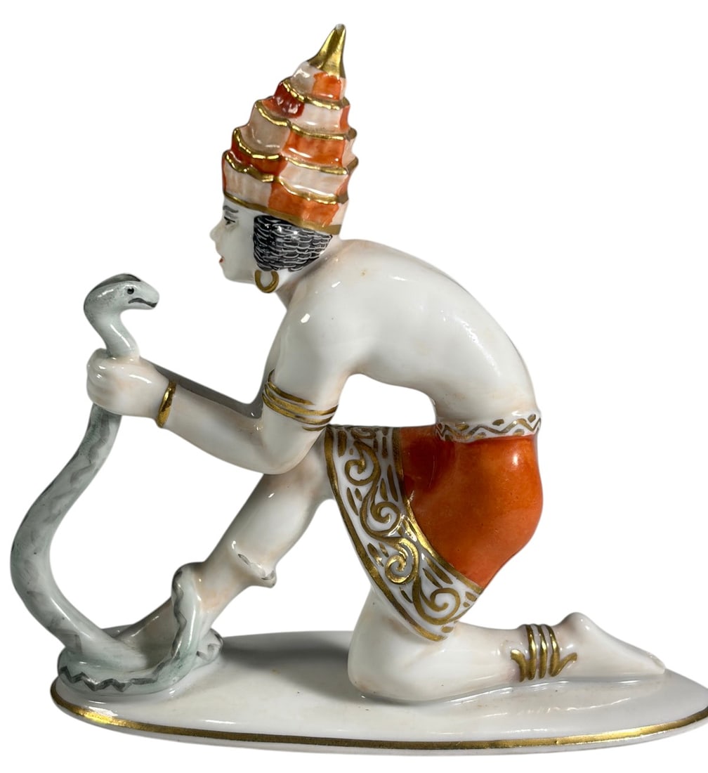 Rosenthal Germany Snake Charmer Porcelain Figure (1 of 5)