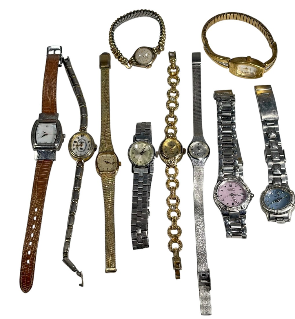 Designer & Fashion Wristwatches Women 10pc LOT (1 of 8)