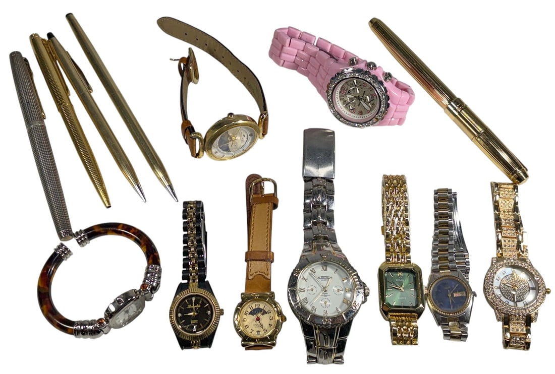 Designer Watches & Pens Mixed Brands 14pc LOT (1 of 14)