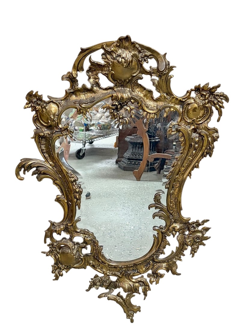 Rococo Style Gilt Wall Mirror Ornate Frame Decor (1 of 6)
