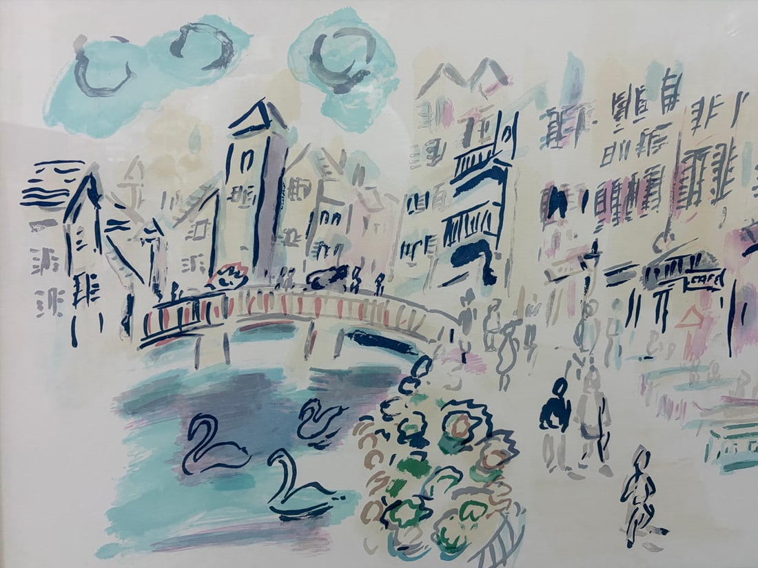 Signed Ponte Vecchio Serigraph 101/300 Signed - 3