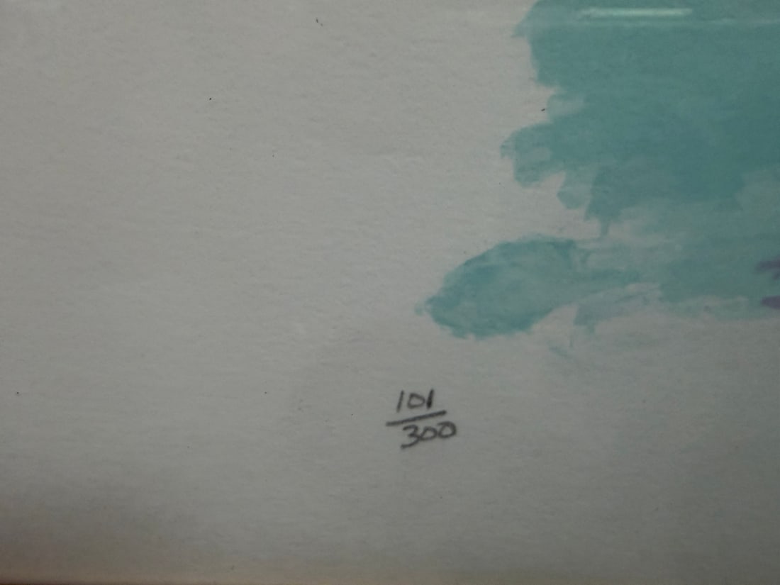 Signed Ponte Vecchio Serigraph 101/300 Signed - 5