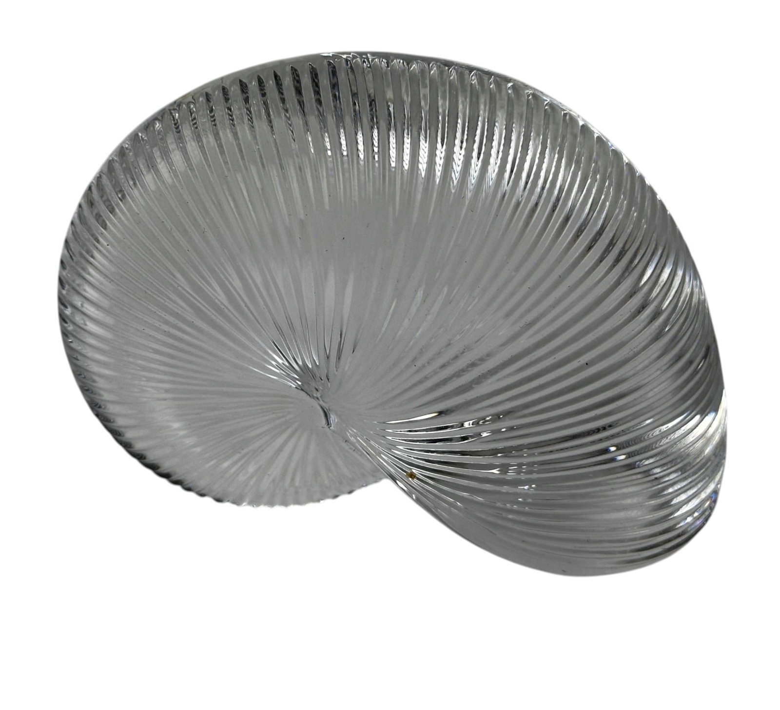Baccarat Nautilus Clear Crystal Shell Sculpture (1 of 4)