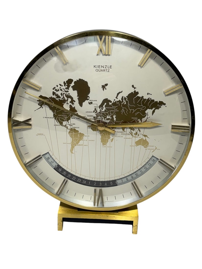 1960s Kienzle German Quartz World Time Clock (1 of 8)