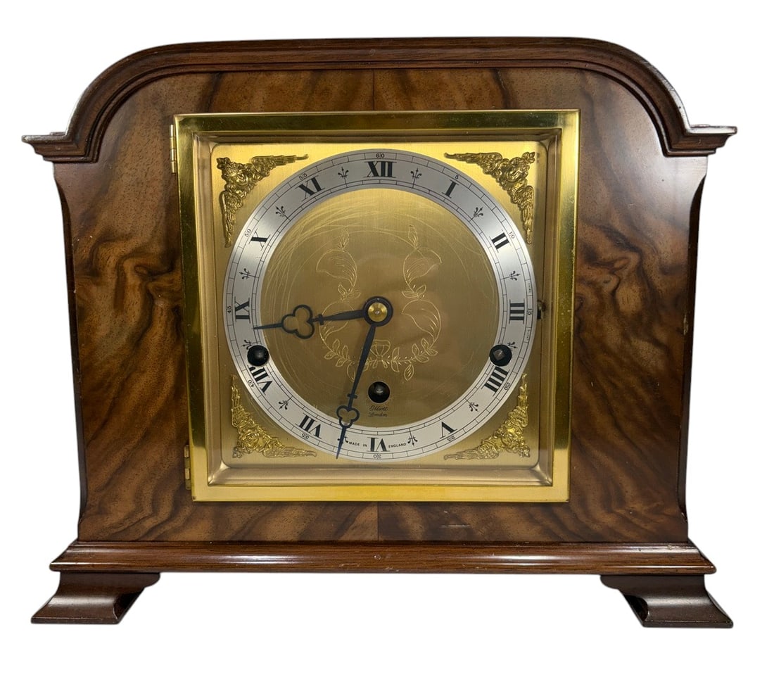 Elliott London 8-Day Walnut Chiming Mantel Clock (1 of 10)