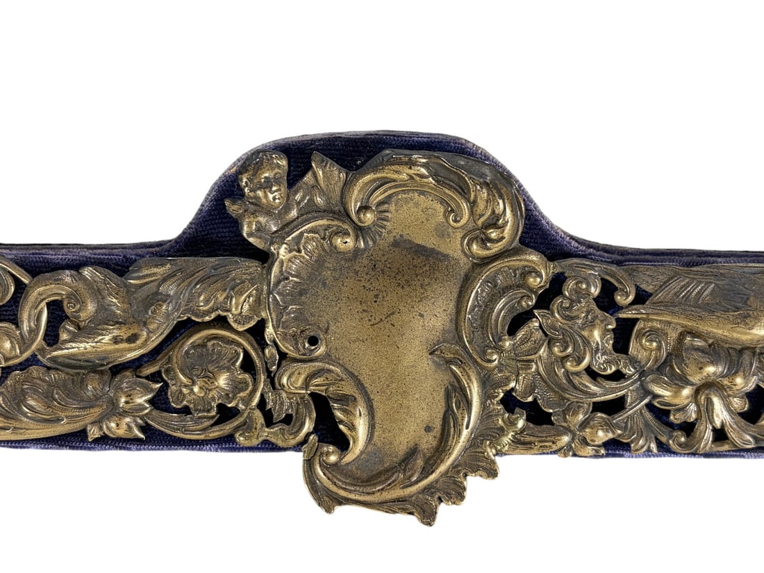English Silver Rococo Vanity Dressing Table Mirror - 3