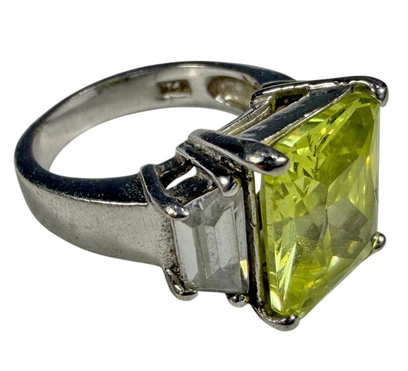 Assorted 925 Sterling Silver Gemstone Rings 5pcs - 4