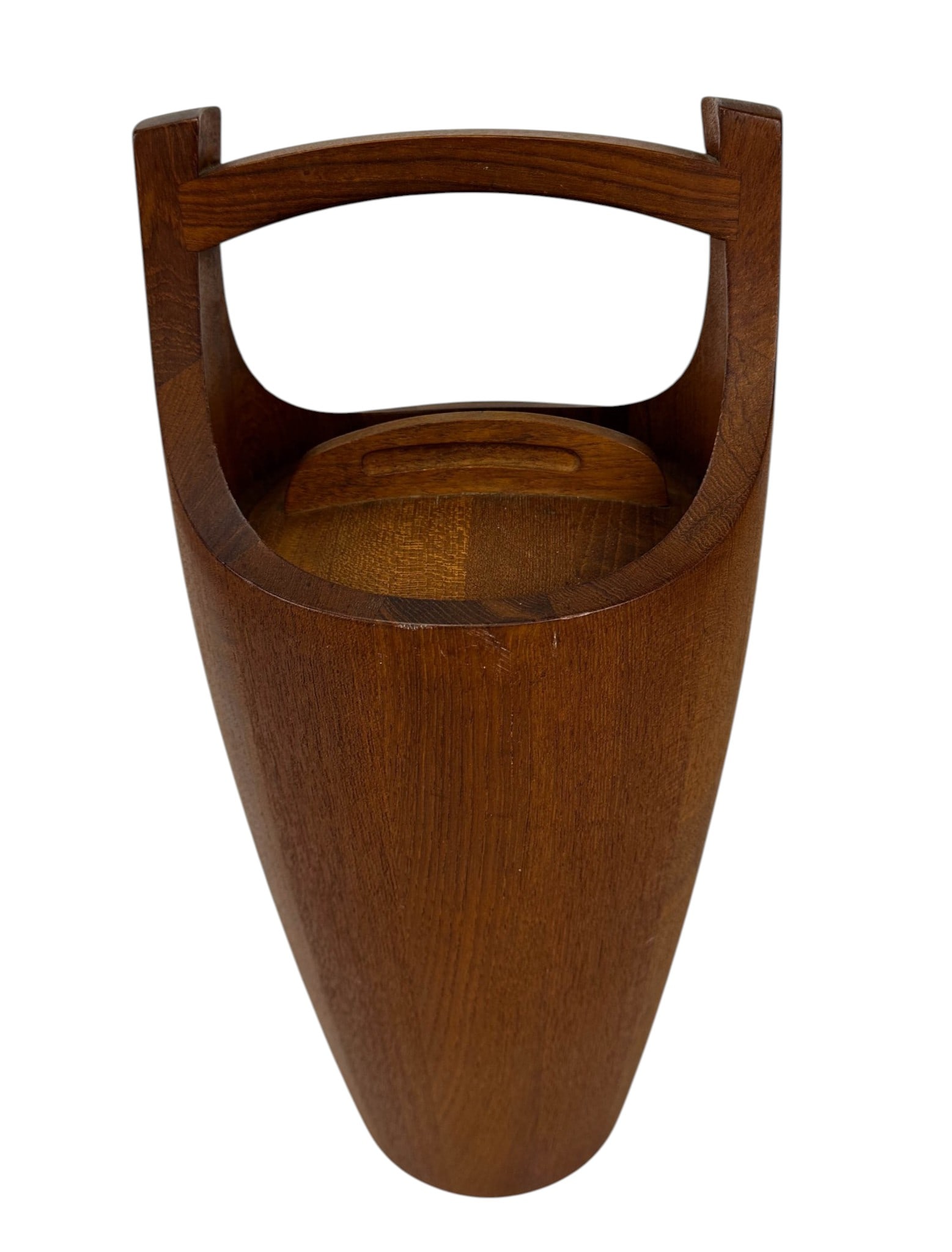 Dansk Jens Quistgaard Teak Wood Ice Bucket w/ Lid (1 of 4)