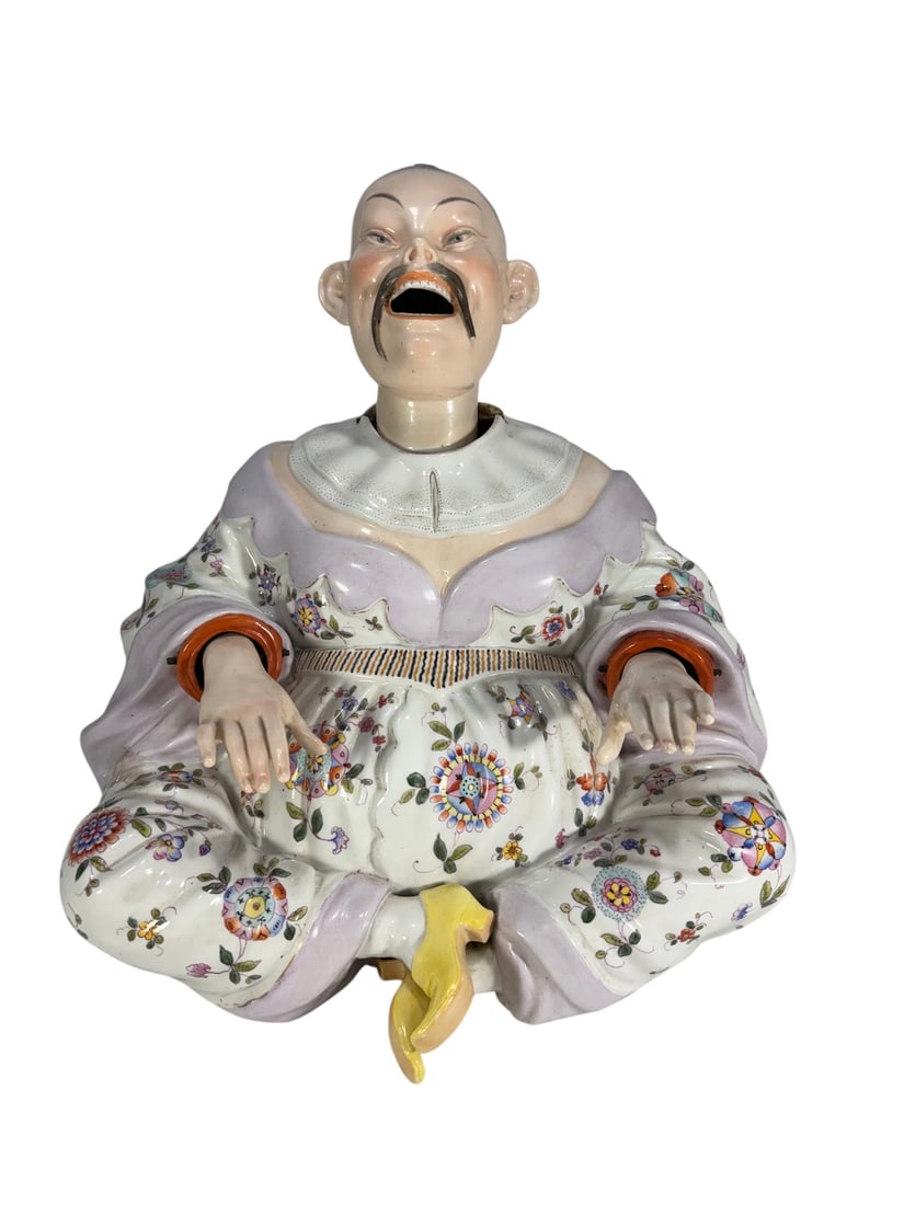 German Porcelain Mechanical Automaton Figure 11" (1 of 11)