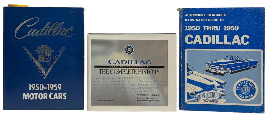 Cadillac Automotive Reference & History 3pc LOT (1 of 9)
