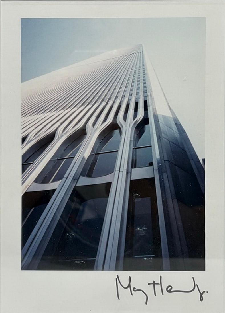 Manny Hernandez Signed 1996 One World Trade Photo (1 of 5)