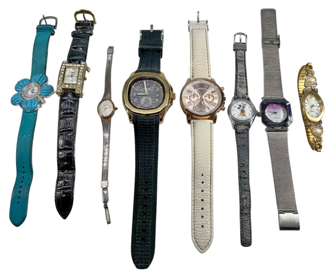 Assorted Mixed Brand Wristwatches 8pc LOT (1 of 7)