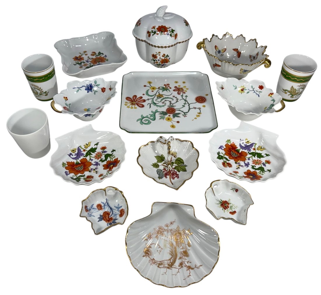 Assorted Floral European Porcelain Wares 15pc LOT (1 of 12)