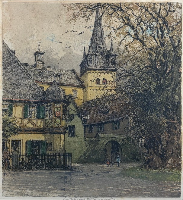 Luigi Kasimir Oestrich im Rheingau Etching (1 of 8)