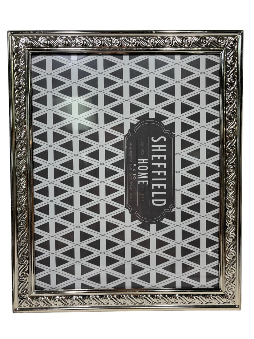 Assorted Silver Plated Metal Picture Frames 4pcs - 2